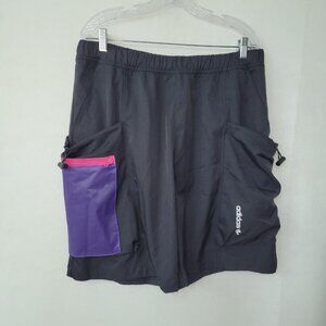 Adidas Original G Outdoor Cargo Short Mens XL‎ Black Skater Streetwear Hip Hop